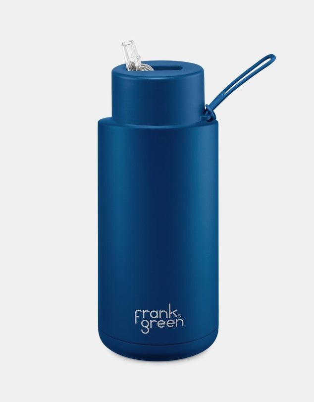Ceramic Reusable Bottle 34oz - Deep Ocean