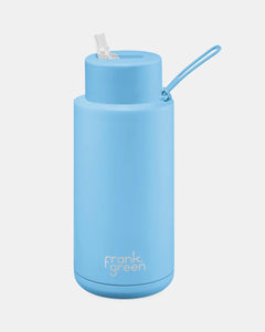 Ceramic Reusable Bottle 34oz- Sky Blue