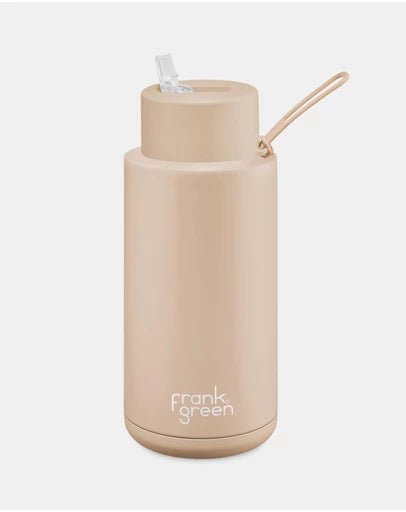 Ceramic Reusable Bottle 34oz- Soft Stone