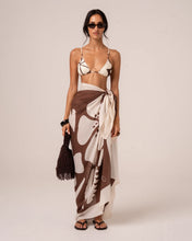 Load image into Gallery viewer, Ibsco Sarong - Chocolate/Cream