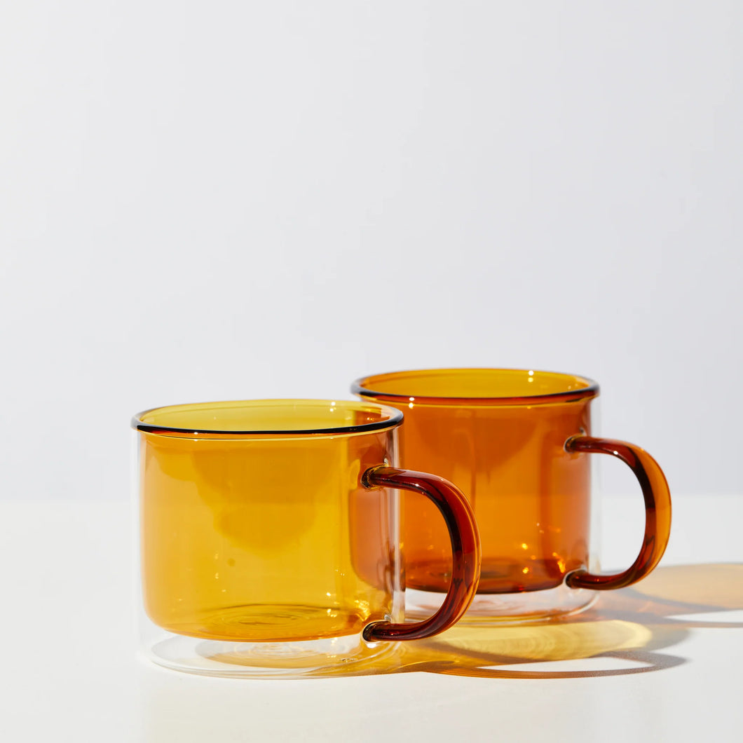 Double Trouble Cup Set - Amber