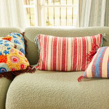 Load image into Gallery viewer, Selene Woven Cushion - Crimson
