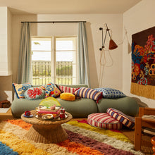 Load image into Gallery viewer, Selene Woven Cushion - Azure