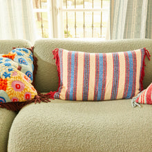 Load image into Gallery viewer, Selene Woven Cushion - Azure