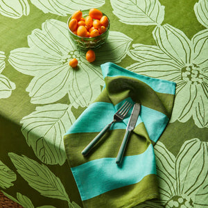 Napkin- Big Stripe Mint (Set of 4)