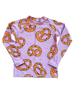 Rash Vest - Pretzels Lilac