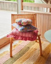 Load image into Gallery viewer, Stripe Frill Cushion - Iced Vovo