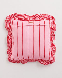 Stripe Frill Cushion - Iced Vovo