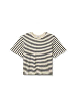 Load image into Gallery viewer, Lainey Rugby Tee - Navy Mini Stripe