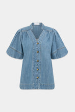 Load image into Gallery viewer, Magnify Top - Mid Wash Denim