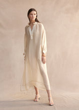 Load image into Gallery viewer, Marrakesh Kaftan - Ivory Gold Shimmer