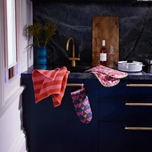 Load image into Gallery viewer, Tea Towel Zelia Stripe - Cosmos