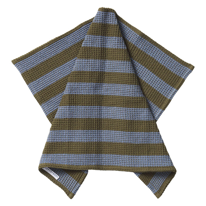 Tea Towel Zelia Stripe - Blue Jay