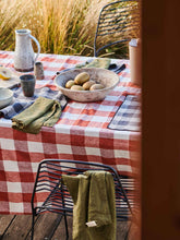 Load image into Gallery viewer, 100% Linen Tablecloth - Paprika