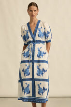 Load image into Gallery viewer, Portrait Dress - Azure Collage