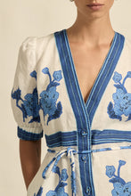 Load image into Gallery viewer, Portrait Dress - Azure Collage