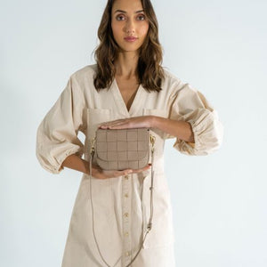 Clara Weave Crossbody - Fawn