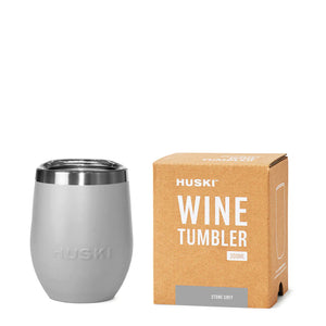 Huski Wine Tumbler  - Stone Grey