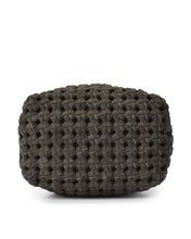 Load image into Gallery viewer, Box Weave Bucket Bag - Khaki Microsuede
