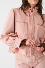 Load image into Gallery viewer, Ziggy Cropped Jacket - Peony Pink
