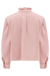 Ziggy Cropped Jacket - Peony Pink