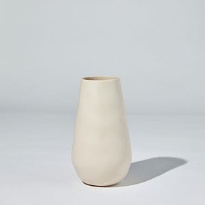 Tear Drop Vase Chalk White- Large