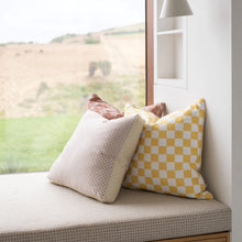 Load image into Gallery viewer, Cushion - Tiny Checkers Pink 50cm
