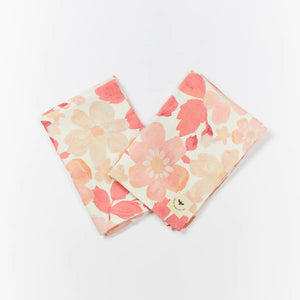 Euro Pillowcase - Mini Pastel Floral Pink