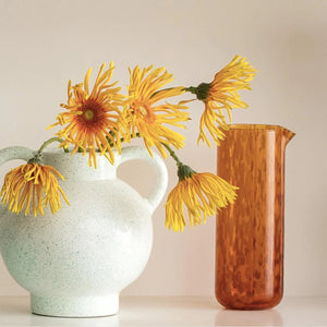 Dots Amber Carafe