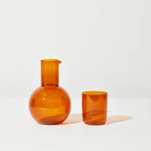 Load image into Gallery viewer, Belly Carafe + Cup Set - Amber