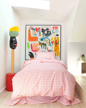 Load image into Gallery viewer, Cotton Pillowcase - Gingham Candy (Setof2)