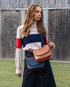 Mercer Crossbody - Tan Pebble