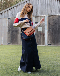 Mercer Crossbody - Tan Pebble