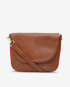 Mercer Crossbody - Tan Pebble