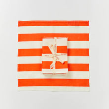Load image into Gallery viewer, Napkin Stripe Red(Set of 6)
