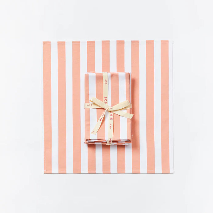 Napkins Florence Stripe Pink (Set of 6)