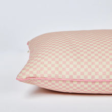 Load image into Gallery viewer, Outdoor Cushion - Tiny Checkers Pink 60 x 40cm