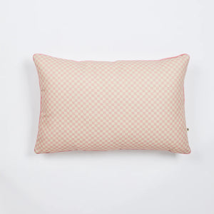 Outdoor Cushion - Tiny Checkers Pink 60 x 40cm