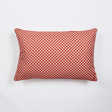 Load image into Gallery viewer, Outdoor Cushion - Tiny Checkers Red 60 x 40cm