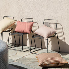 Load image into Gallery viewer, Outdoor Cushion - Tiny Checkers Vanilla 60cm