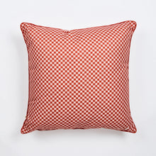 Load image into Gallery viewer, Outdoor Cushion - Tiny Checkers Red 60cm