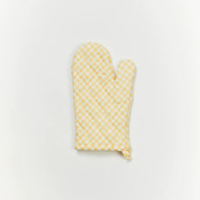 Load image into Gallery viewer, Oven Mitts-Tiny Checkers Peach(set of 2)