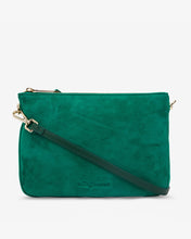 Load image into Gallery viewer, Samantha Crossbody - Emerald Suede