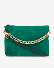 Load image into Gallery viewer, Samantha Crossbody - Emerald Suede