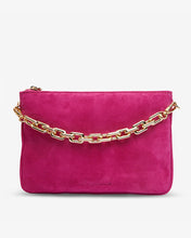 Load image into Gallery viewer, Samantha Crossbody - Hot Pink Suede