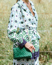 Load image into Gallery viewer, Sarah Crossbody - Emerald Suede