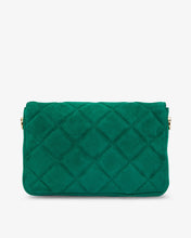 Load image into Gallery viewer, Sarah Crossbody - Emerald Suede