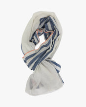 Load image into Gallery viewer, EK Scarf - Navy Stripe