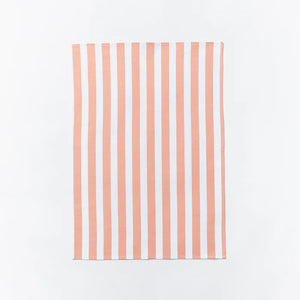 Tea Towel  - Woven Stripe Pink