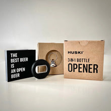Load image into Gallery viewer, Huski Beer 3-in-1 Bottle Open -Black